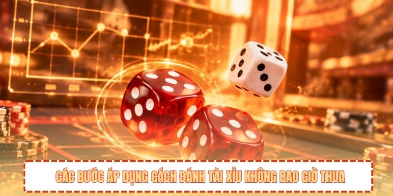Các bước áp dụng cách đánh tài xỉu không bao giờ thua
