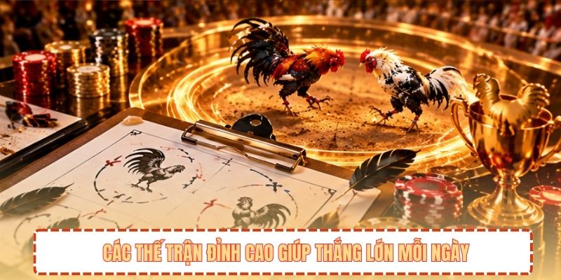 Các thế trận đỉnh cao giúp thắng lớn mỗi ngày