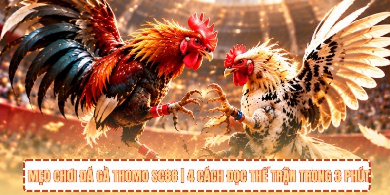 Mẹo Chơi Đá Gà Thomo SC88 | 4 Cách Đọc Thế Trận Trong 3 Phút